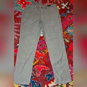 Bonobos twill chino, heather grey,  32/30 athletic fit